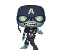 ¿qué pasaría si...? pop! animation vinyl figura zombie captain amer