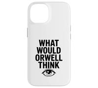 ¿Qué pensaría Orwell? Literario Que invita a la reflexión Carcasa para iPhone 14