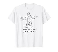 ¿Qué Puedo Decir? Soy una Leyenda, Humor Divertido de Bigfoot Sasquatch Camiseta