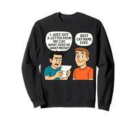 ¿Qué Quiere Miau? - Divertido diseño de Juego de Palabras de Gato Sudadera