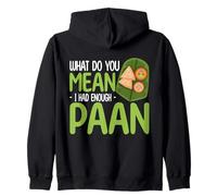 ¿Qué quieres decir con que tenía suficiente comida bengalí Paan Meetha Paan Sudadera con Capucha