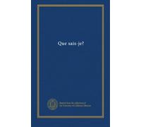 Que sais-je? (no. 1333)