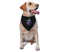 Que Se Joda Todo El Cáncer, Dedo Medio, Cinta Arcoíris Pañuelo Triangular Moda Bandana para Perro Ajustable Mascotas Baberos para Boda Perros Grandes Cachorro