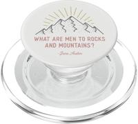 ¿Qué Son los Hombres a Las Rocas y Las montañas Jane Austen Color Design PopSockets PopGrip para MagSafe
