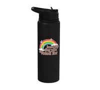 Que tengas el día por el que votaste | Funny Political - Sarcastic Ret Stainless Steel Insulated Water Bottle
