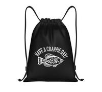Que Tengas Un Día De Fish Perca Mujer Hombre Mochilas Deportiva Impermeable Bolsa De Gimnasio Ligera Mochila Con Cordón Para Baloncesto Voleibol Fútbol Natación