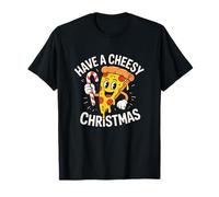 Que tengas una Navidad cursi, Divertido Juego de Palabras con Pizza, Vacaciones para Amantes de la Comida Camiseta