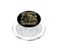 Qué Tiempo jodido para Estar Vivo Amantes de Memes de Broma PopSockets PopGrip para MagSafe