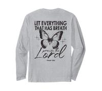 Que Todo Lo Que Tiene Aliento Alabe Al Señor Mariposa Manga Larga