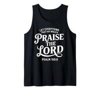 Que todo lo que tiene aliento alabe al Señor Salmo 150:6 Camiseta sin Mangas