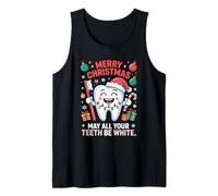 Que Todos Tus Dientes Sean Blancos, Divertida Navidad para Dentistas Camiseta sin Mangas