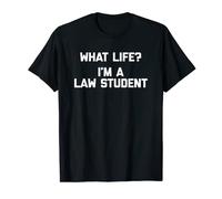¿Qué vida? Camiseta Divertida Soy Estudiante de Derecho Abogado Camiseta