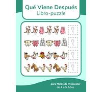 Qué Viene Después Libro-puzzle para Niños de Preescolar de 4 a 5 Años