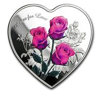 QUEAMBLER Romántico I Love You Moneda Palabras de Amor Regalo de San Valentín Regalo de Matrimonio Regalo de Boda Love Pocket Token Moneda en Forma de Corazón