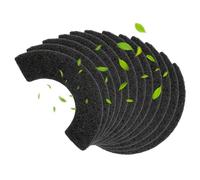 QUEARN Paquete de 12 filtros de carbono compatibles con Litter-Robot 4, filtros de caja de arena para gatos de repuesto para absorber olores, controlar la humedad de mascotas y mantener el hogar