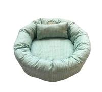 QUEAWOQ Camas para mascotas Cama cuadrada suave para perros y mascotas, casa de gato, almohadilla redonda para mascotas pequeñas y medianas para cachorros, cojín para perrera, suministros para gatos y