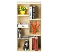 QUEAWOQ Estantería de madera, estantería de almacenamiento multifuncional, estantería de almacenamiento de archivos, estantería de almacenamiento de archivos, estantería (B) pies de pulpo