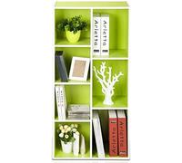 QUEAWOQ Estantería de madera, estantería de almacenamiento multifuncional, estantería de almacenamiento de archivos, estantería de almacenamiento de archivos, estantería (B) pies de pulpo
