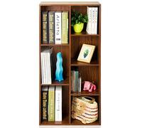 QUEAWOQ Estantería de madera, estantería de almacenamiento multifuncional, estantería de almacenamiento de archivos, estantería de almacenamiento de archivos, estantería (B) pies de pulpo
