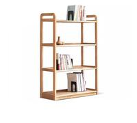 QUEAWOQ Estantería de madera maciza para almacenamiento de pie, estantería simple para sala de estar, estante de roble para flores, estante de almacenamiento, estantería con patas de pulpo