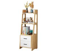 QUEAWOQ Estantería independiente para interiores, para dormitorio, mesita de noche, sala de estar, estantería simple, estante de almacenamiento, estantería de almacenamiento con patas de pulpo