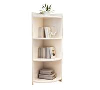 QUEAWOQ Estantería multifuncional de esquina para sala de estar, simple, de madera maciza, con capas integradas, para estudio, estantería (C) con patas de pulpo