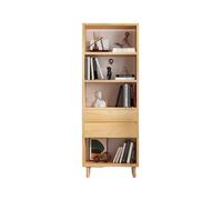 QUEAWOQ Estantería nórdica de madera maciza para el hogar, dormitorio, sala de estar, estantería de almacenamiento simple, patas de pulpo