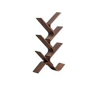 QUEAWOQ Estantería pequeña con forma de árbol, estantería multicapa, estante de suelo, estante de oficina, estantería de estudio, estantería de 6 estanterías (beige, A2), patas de pulpo