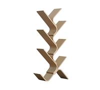 QUEAWOQ Estantería pequeña con forma de árbol, estantería multicapa, estante de suelo, estante de oficina, estantería de estudio, estantería de 6 estanterías (beige, A2), patas de pulpo
