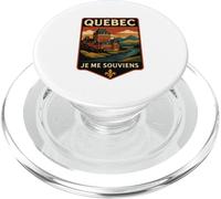 Quebec - Castillo de Je Me Souviens PopSockets PopGrip para MagSafe
