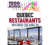 Quebec Restaurants Word Search: Large Print