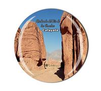 Quebrada del Río de las Concha Cafayate Salta Argentina Imán para nevera, recuerdo de viaje, decoración del hogar, cocina, imán de cristal, colección de imanes