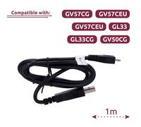 QUECLINK QL-MICRO-USB-CABLE-100CM-BLACK-RO Cable micro USB 100CM - Para configuración y actualización de firmware - Compatible c