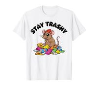 Quédate Basura Lindo Basura Rata Basura Meme Camiseta