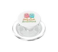 Quédate Fresco Dulce Amigo Linda Paleta de Dibujos Animados Cita de Verano PopSockets PopGrip para MagSafe