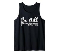 Quédate quieto | Salmos 46:10 Camiseta sin Mangas