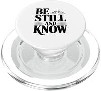 Quédate quieto y Conoce Las montañas La fe es inspiradora PopSockets PopGrip para MagSafe