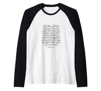 Quédate quieto y ve la salvación del Señor | Éxodo 14:13 Camiseta Manga Raglan