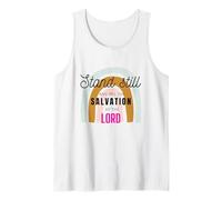 Quédate quieto y ve la salvación del Señor Éxodo 14:13 Camiseta sin Mangas