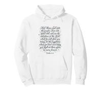Quédate quieto y ve la salvación del Señor | Éxodo 14:13 Sudadera con Capucha