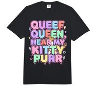 Queef Queen Hear My Kitty Purr Intercambio de Aeropuerto Comfort Colors Adult Heavyweight T-Shirt