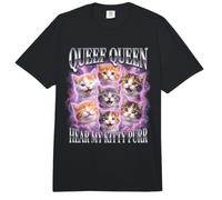 Queef Queen Hear My Kitty ronronea Gato Mamá Divertido Comfort Colors Adult Heavyweight T-Shirt