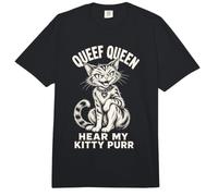 Queef Queen Hear My Kitty ronronea Humor para Adultos Comfort Colors Adult Heavyweight T-Shirt