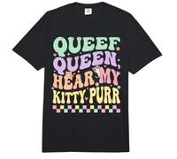 Queef Queen Hear My Kitty ronronea Pastel Cat Lady Comfort Colors Adult Heavyweight T-Shirt
