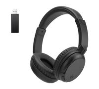 Queemie Auriculares Bluetooth 5.3 para TV, Auriculares InaláMbricos Bluetooth con Transmisor USB, Diadema Retráctil, Ultraligeros para Adultos, Adolescentes & Personas Mayores