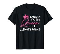 Queen Attitude Diva Porque Soy la Reina por eso Camiseta