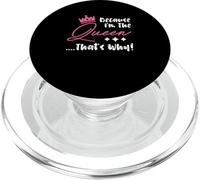 Queen Attitude Diva Porque Soy la Reina por eso PopSockets PopGrip para MagSafe