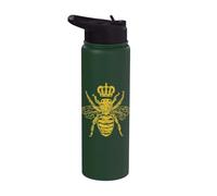 Queen Bee - Abeja de apicultura corona de apicultor regalo Stainless Steel Insulated Water Bottle