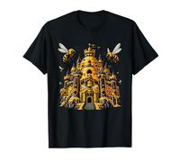 Queen Bee Castle Honeycomb Colmena Fantasía Reino Camiseta