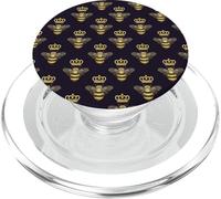 Queen Bee Crown - Corona de Abeja para Mujeres y Hombres y niñas PopSockets PopGrip para MagSafe